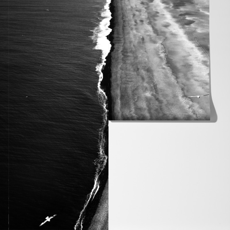 Fototapeta monochromatyczne wybrzeże z lotu ptaka – Wallissimo® Fototapeta monochromatyczne wybrzeże z lotu ptaka – Wallissimo®