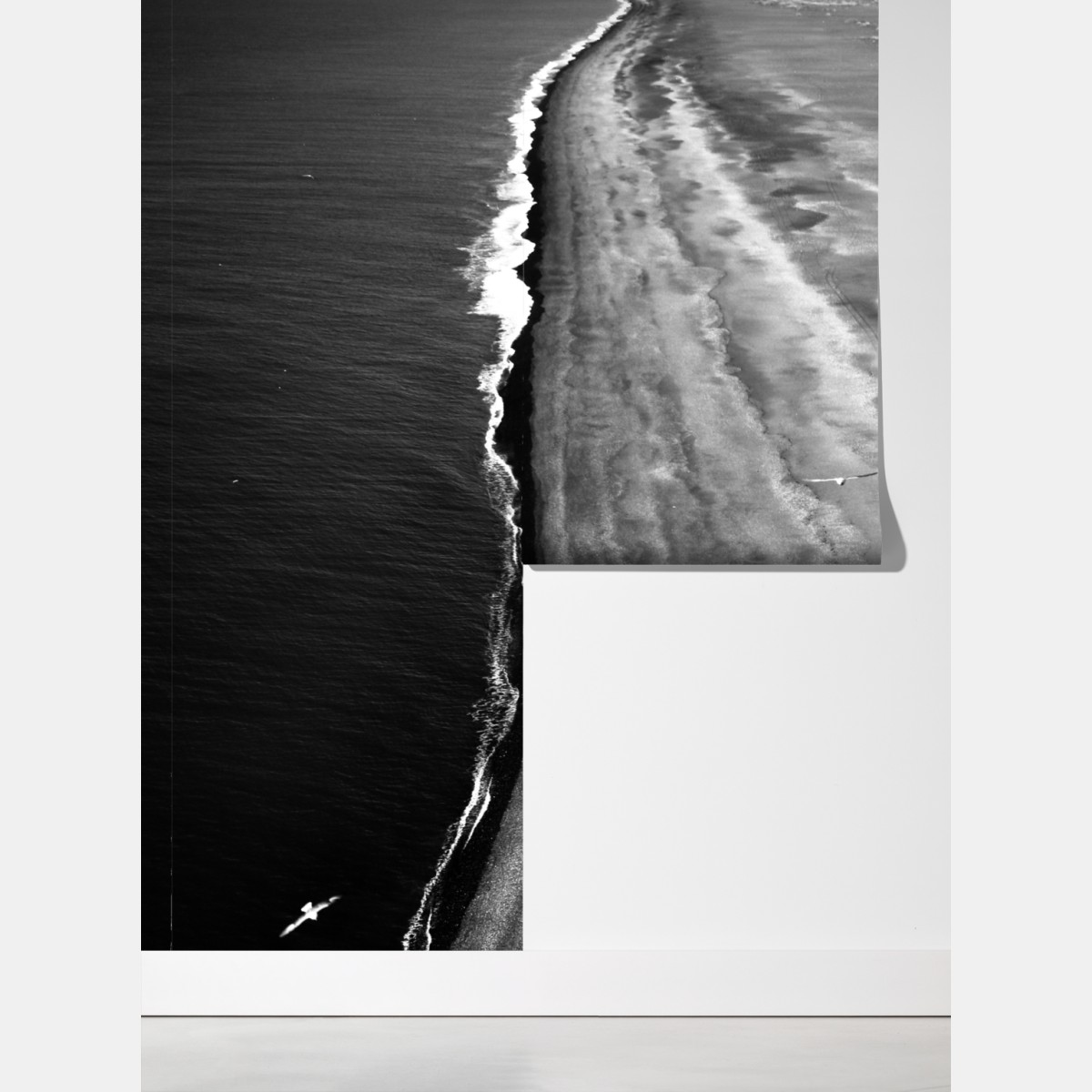 Fototapeta monochromatyczne wybrzeże z lotu ptaka – Wallissimo® Fototapeta monochromatyczne wybrzeże z lotu ptaka – Wallissimo®