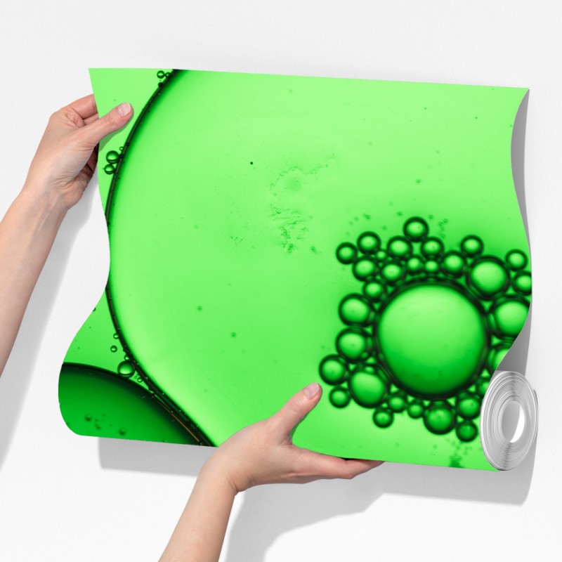 Fototapeta zielone bańki abstrakcyjna kompozycja – Wallissimo® Fototapeta zielone bańki abstrakcyjna kompozycja – Wallissimo®