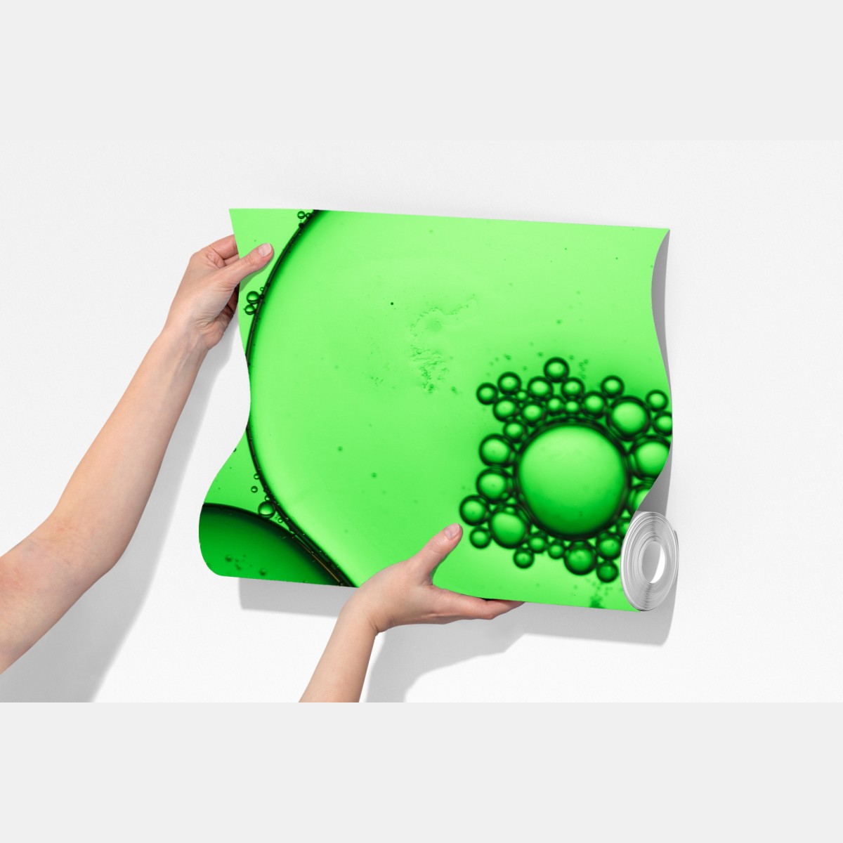 Fototapeta zielone bańki abstrakcyjna kompozycja – Wallissimo® Fototapeta zielone bańki abstrakcyjna kompozycja – Wallissimo®