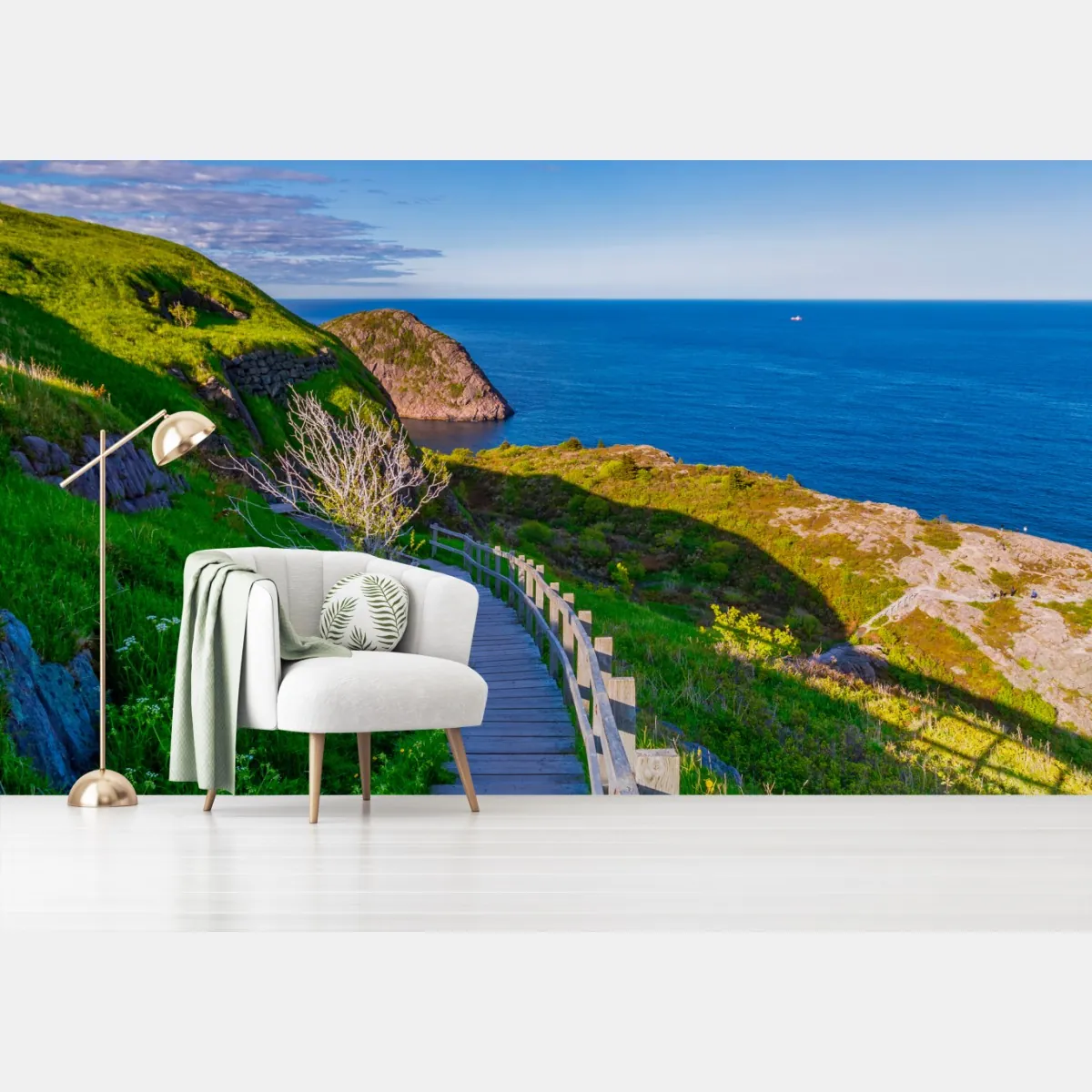 Fototapeta nadmorska ścieżka z widokiem na morze – Wallissimo® Fototapeta nadmorska ścieżka z widokiem na morze – Wallissimo®