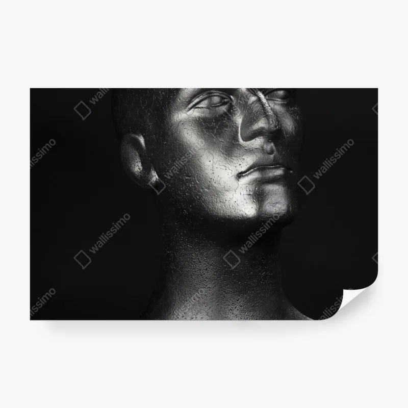 Fototapeta abstrakcyjny falisty wzór w turkusie i koralu – Wallissimo®