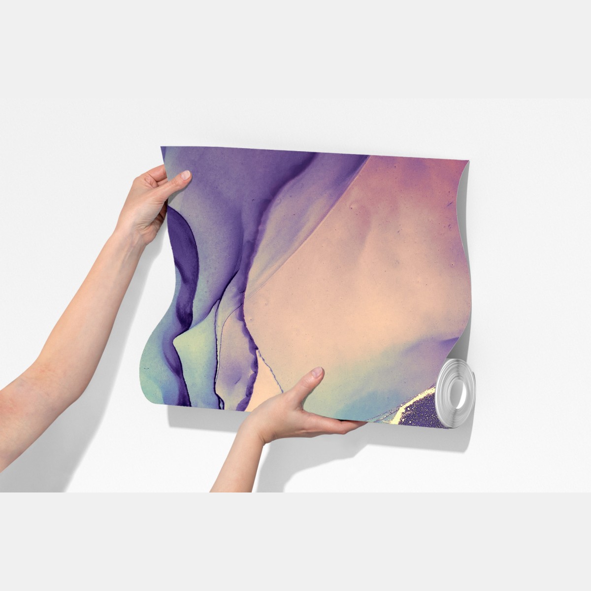 Fototapeta turkusowo-złota płynna marmurkowa abstrakcja – Wallissimo® Fototapeta turkusowo-złota płynna marmurkowa abstrakcja – Wallissimo®