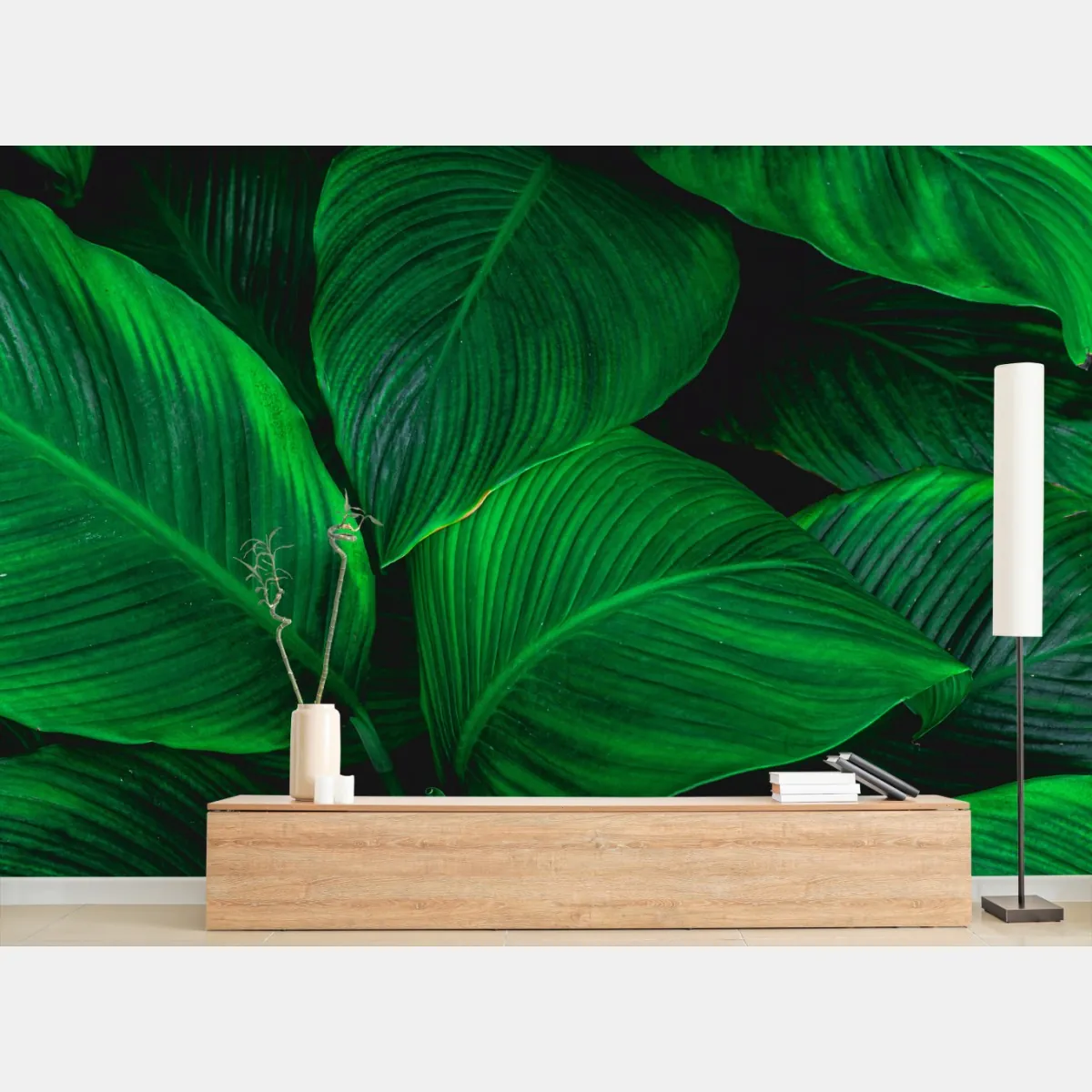 Fototapeta bujne tropikalne liście – Wallissimo® Fototapeta bujne tropikalne liście – Wallissimo®