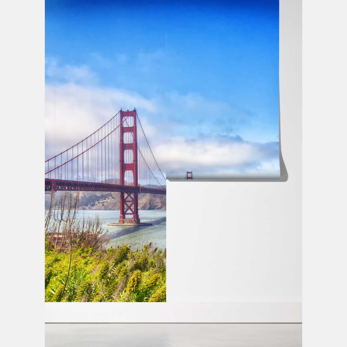 Fototapeta Golden Gate nad zatoką San Francisco – Wallissimo® Fototapeta Golden Gate nad zatoką San Francisco – Wallissimo®