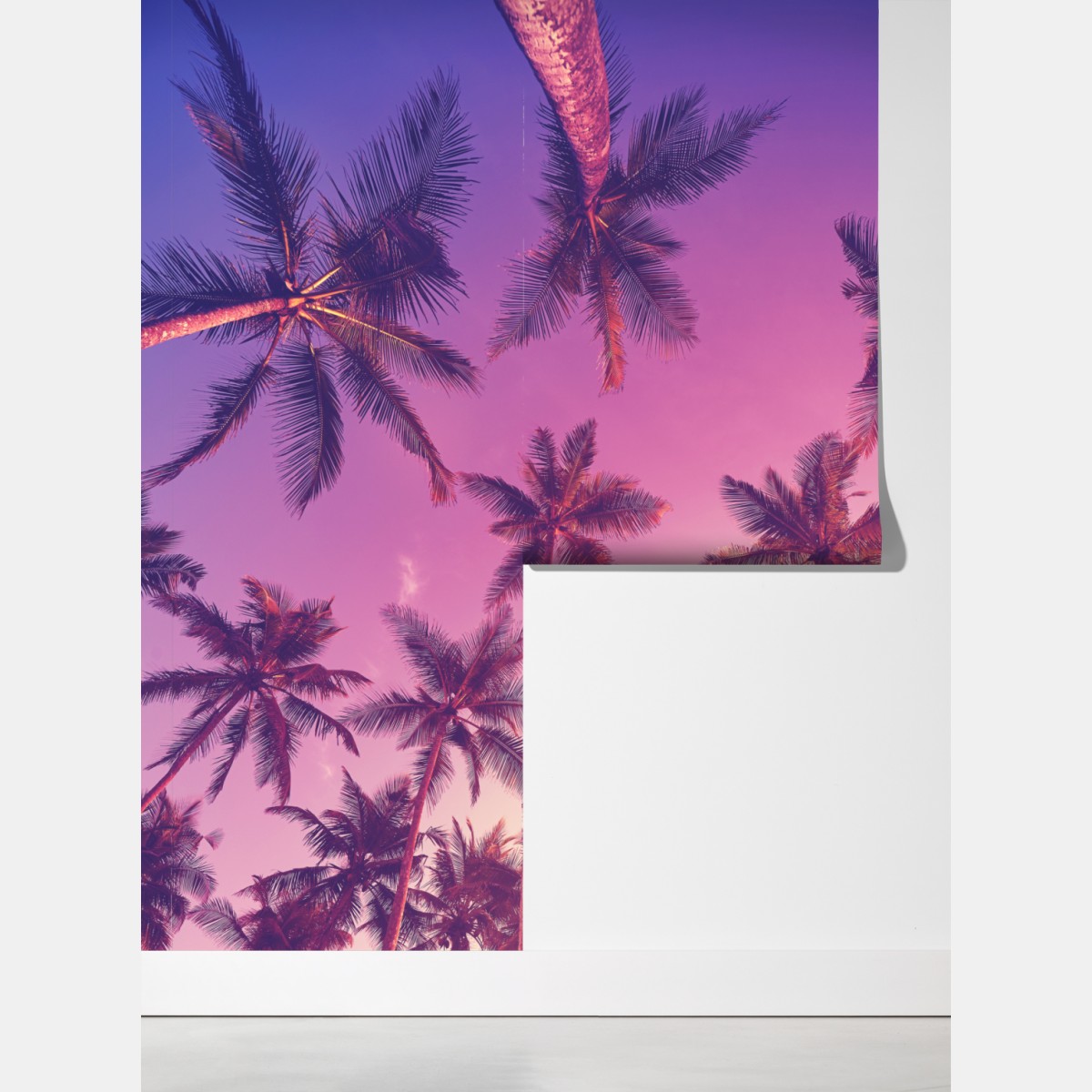 Fototapeta tropikalne palmy o zachodzie słońca – Wallissimo® Fototapeta tropikalne palmy o zachodzie słońca – Wallissimo®