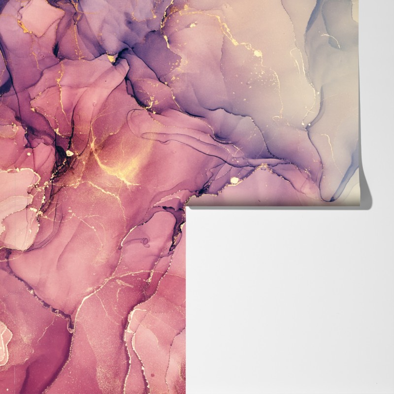 Fototapeta eteryczna fioletowa abstrakcja marmurowa – Wallissimo® Fototapeta eteryczna fioletowa abstrakcja marmurowa – Wallissimo®
