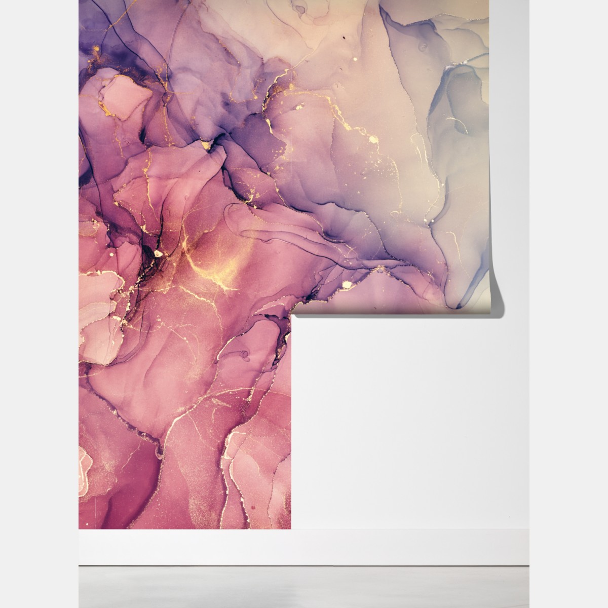 Fototapeta eteryczna fioletowa abstrakcja marmurowa – Wallissimo® Fototapeta eteryczna fioletowa abstrakcja marmurowa – Wallissimo®