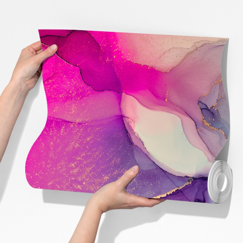 Fototapeta wibrująca marmurowa kompozycja alkoholowego tuszu – Wallissimo® Fototapeta wibrująca marmurowa kompozycja alkoholowego tuszu – Wallissimo®