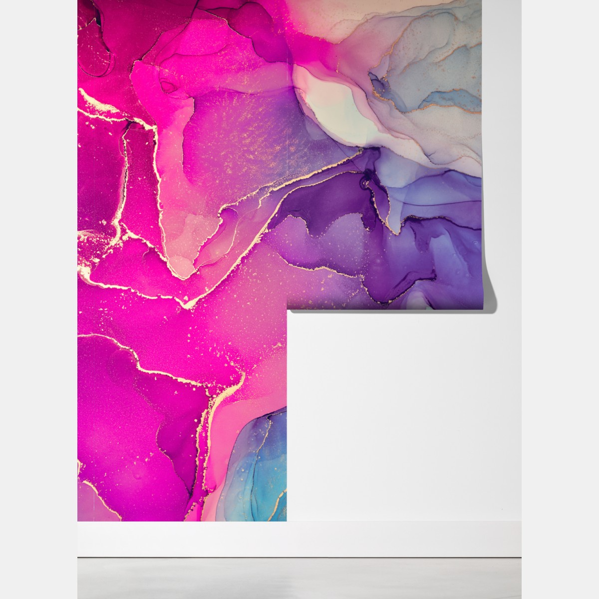 Fototapeta wibrująca marmurowa kompozycja alkoholowego tuszu – Wallissimo® Fototapeta wibrująca marmurowa kompozycja alkoholowego tuszu – Wallissimo®