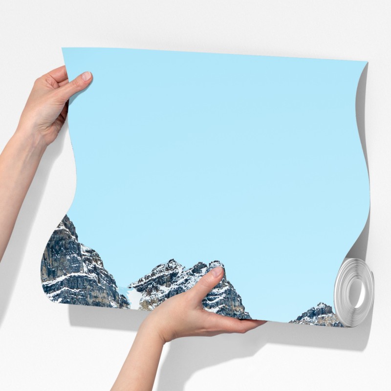 Fototapeta lodowe turkusowe odbicie gór – Wallissimo® Fototapeta lodowe turkusowe odbicie gór – Wallissimo®