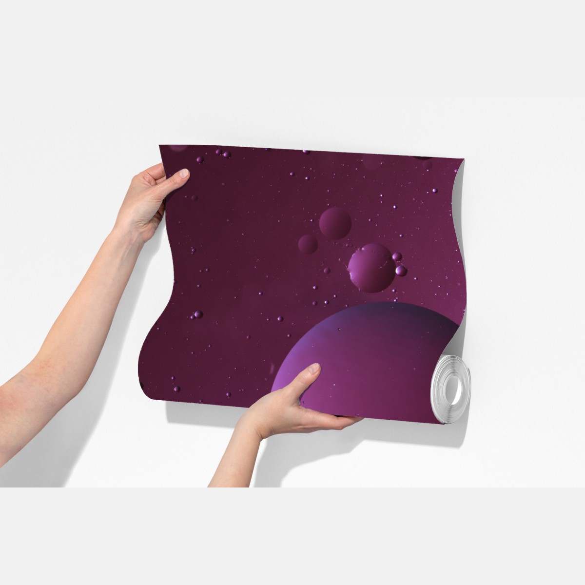 Fototapeta fioletowe kosmiczne sfery abstrakcja – Wallissimo® Fototapeta fioletowe kosmiczne sfery abstrakcja – Wallissimo®