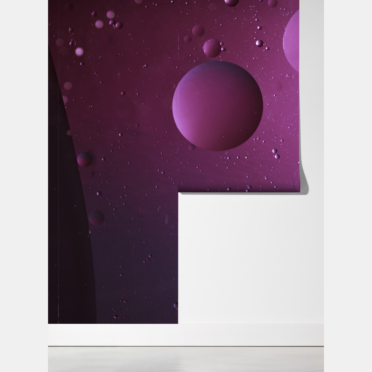 Fototapeta fioletowe kosmiczne sfery abstrakcja – Wallissimo® Fototapeta fioletowe kosmiczne sfery abstrakcja – Wallissimo®