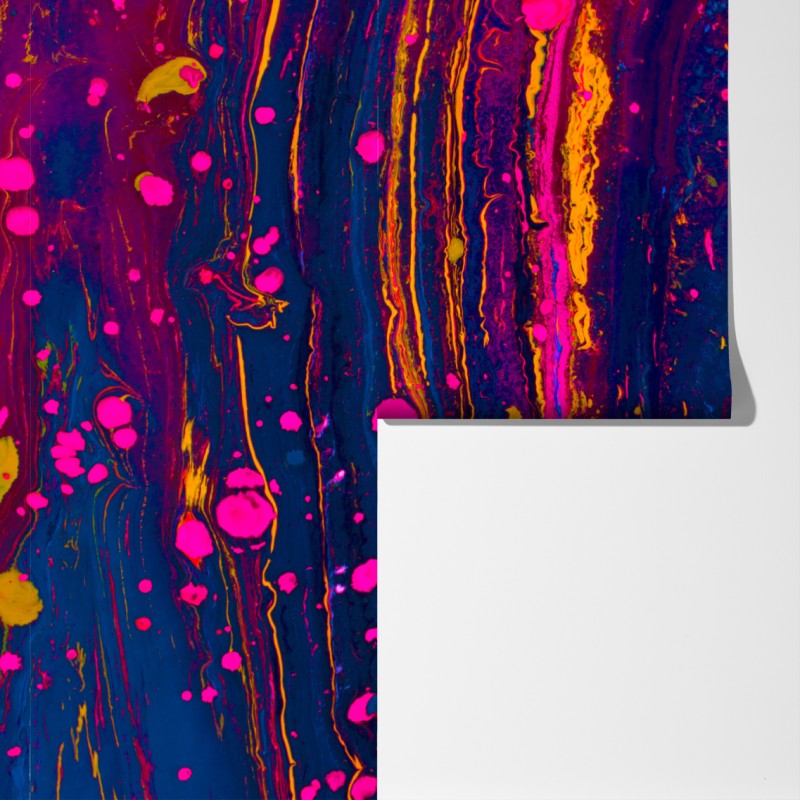 Fototapeta neonowa marmurkowa grafika abstrakcyjna – Wallissimo® Fototapeta neonowa marmurkowa grafika abstrakcyjna – Wallissimo®