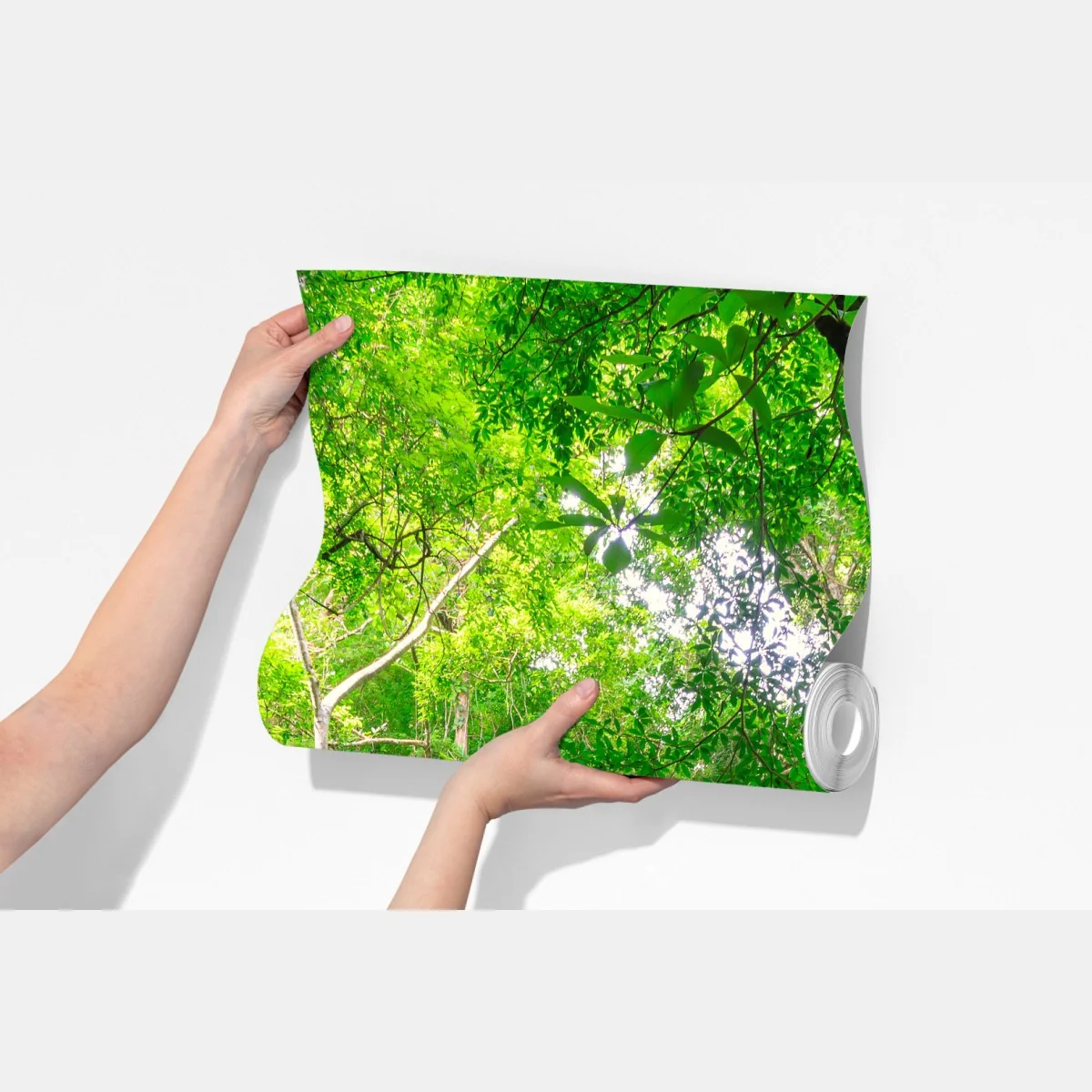 Fototapeta spokojny wodospad w Parku Narodowym Erawan – Wallissimo® Fototapeta spokojny wodospad w Parku Narodowym Erawan – Wallissimo®