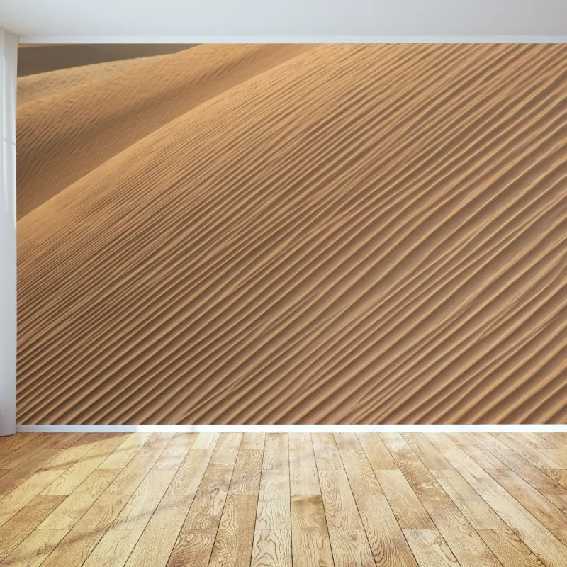 Wall mural golden sand dunes minimal landscape