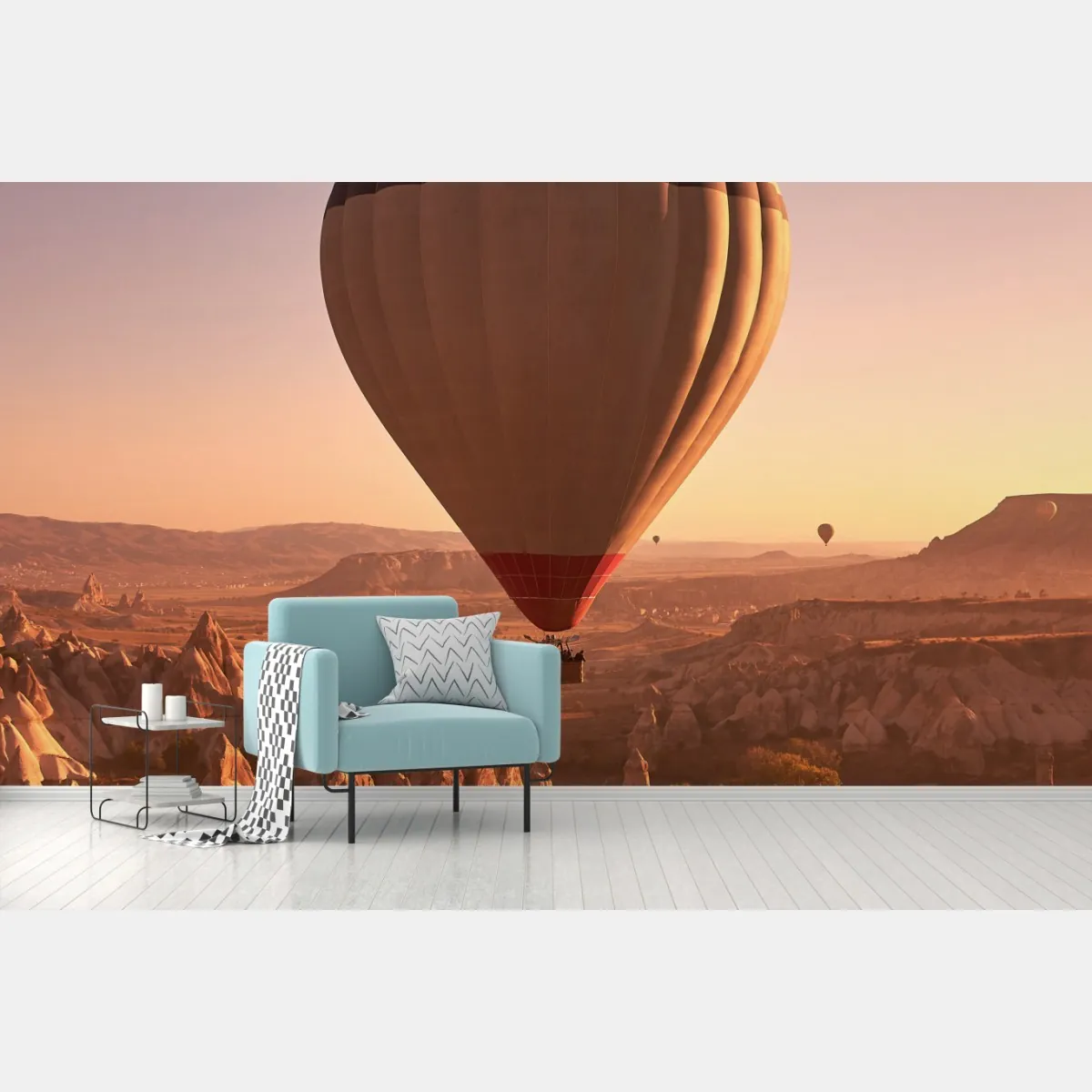 Fototapeta balon nad Kapadocją o wschodzie słońca – Wallissimo® Fototapeta balon nad Kapadocją o wschodzie słońca – Wallissimo®