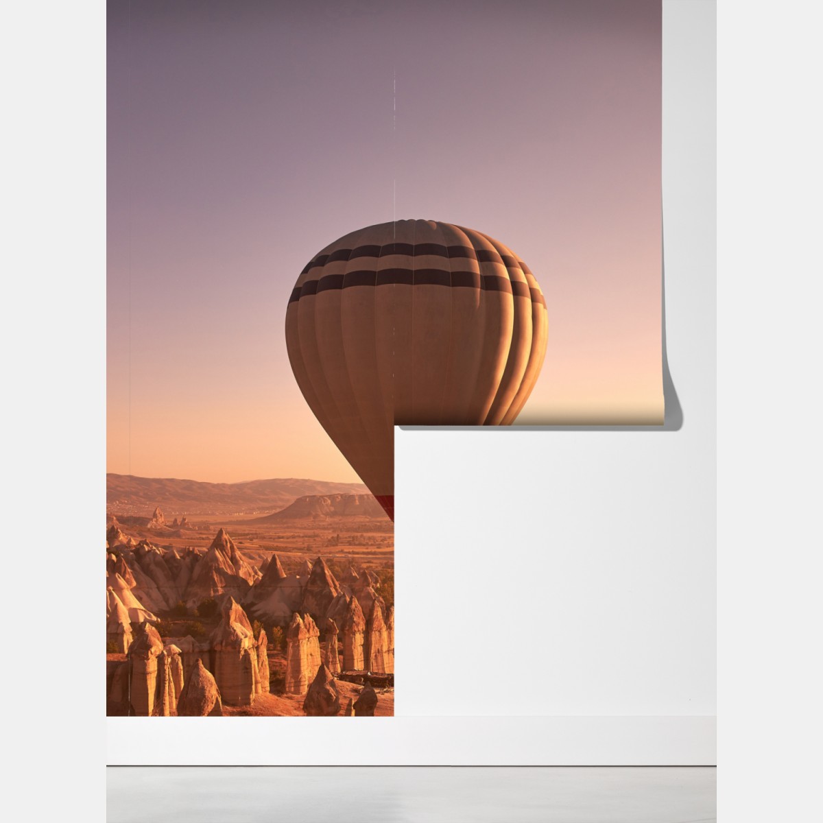 Fototapeta balon nad Kapadocją o wschodzie słońca – Wallissimo® Fototapeta balon nad Kapadocją o wschodzie słońca – Wallissimo®