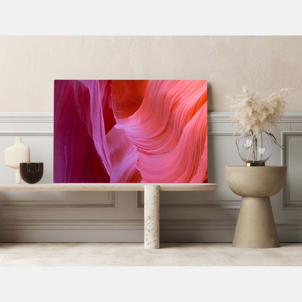 Obraz na płótnie Antelope Canyon fale piaskowca – Wallissimo® Obraz na płótnie Antelope Canyon fale piaskowca – Wallissimo®