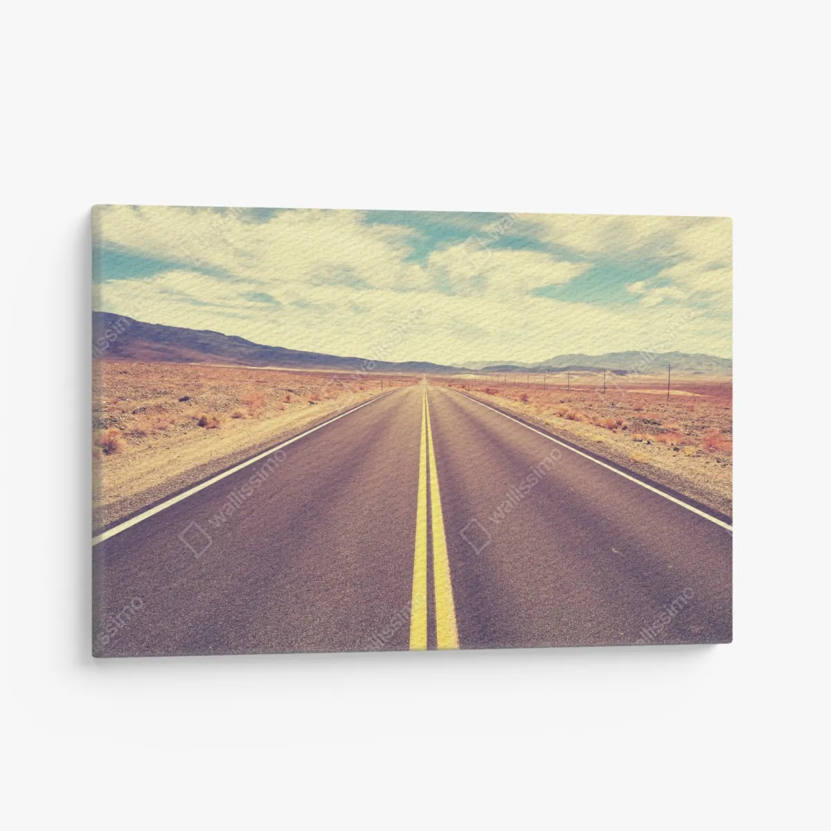 Obraz na płótnie vintageowa droga przez pustynię, Dolina Śmierci – Wallissimo® Obraz na płótnie vintageowa droga przez pustynię, Dolina Śmierci – Wallissimo®