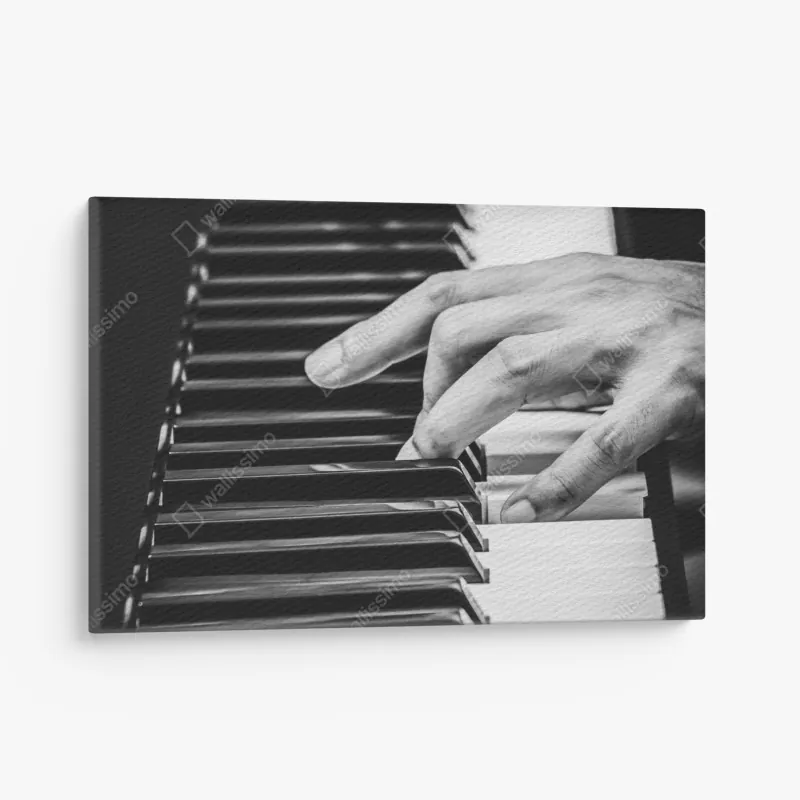 Obraz na płótnie delikatny akwarelowy wzór z liśćmi eukaliptusa – Wallissimo®