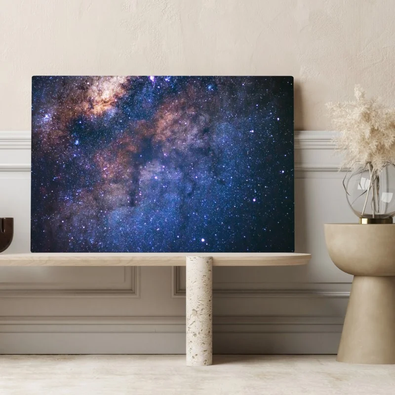 Obraz na płótnie droga mleczna nocne niebo – Wallissimo® Obraz na płótnie droga mleczna nocne niebo – Wallissimo®