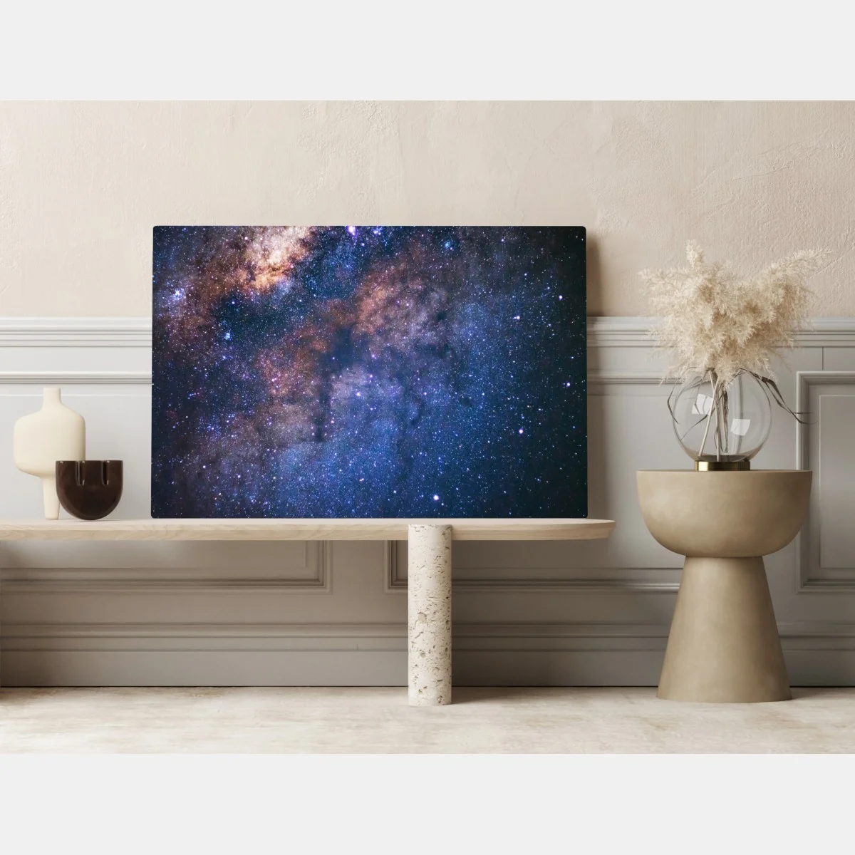Obraz na płótnie droga mleczna nocne niebo – Wallissimo® Obraz na płótnie droga mleczna nocne niebo – Wallissimo®