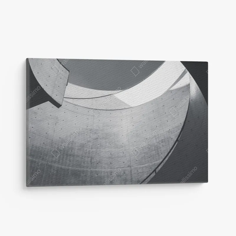 Obraz na płótnie zakrzywione betonowe schody spiralne