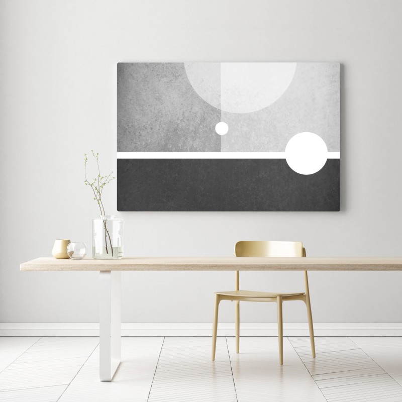 Obraz na płótnie minimalistyczna kompozycja geometryczna – Wallissimo® Obraz na płótnie minimalistyczna kompozycja geometryczna – Wallissimo®