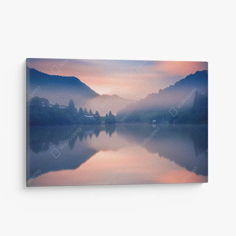 Obraz na płótnie delikatne chmury nad błękitnym niebem – Wallissimo®