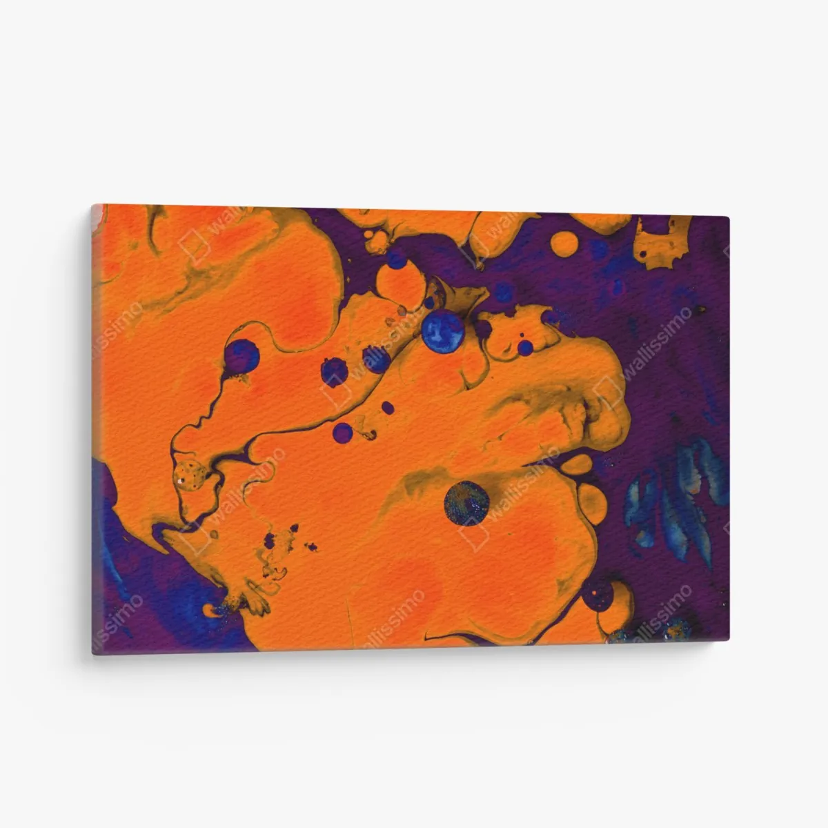 Obraz na płótnie intensywny pomarańczowy przepływ – Wallissimo® Obraz na płótnie intensywny pomarańczowy przepływ – Wallissimo®