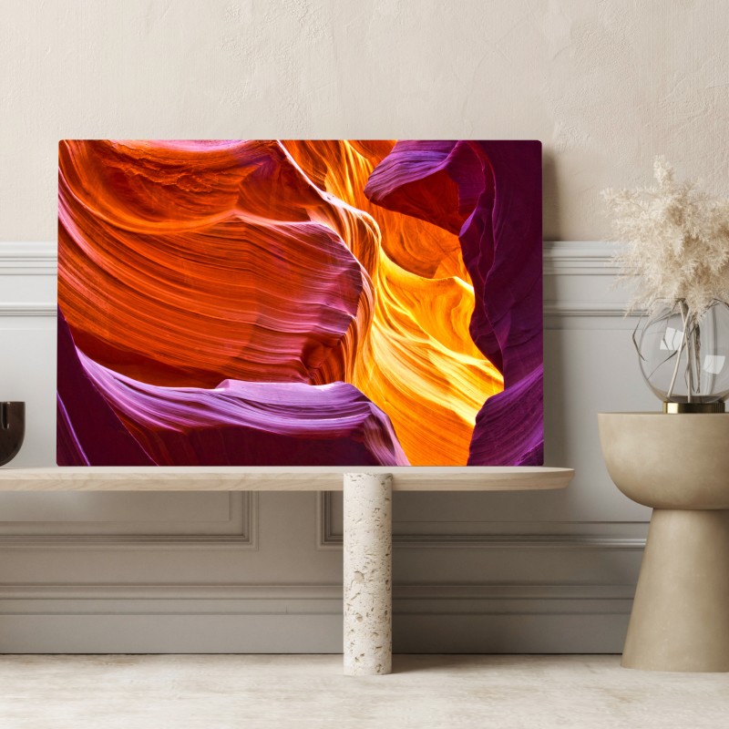 Obraz na płótnie słoneczny kanion piaskowcowy – Wallissimo® Obraz na płótnie słoneczny kanion piaskowcowy – Wallissimo®