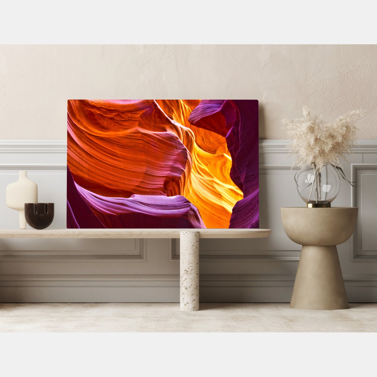 Obraz na płótnie słoneczny kanion piaskowcowy – Wallissimo® Obraz na płótnie słoneczny kanion piaskowcowy – Wallissimo®