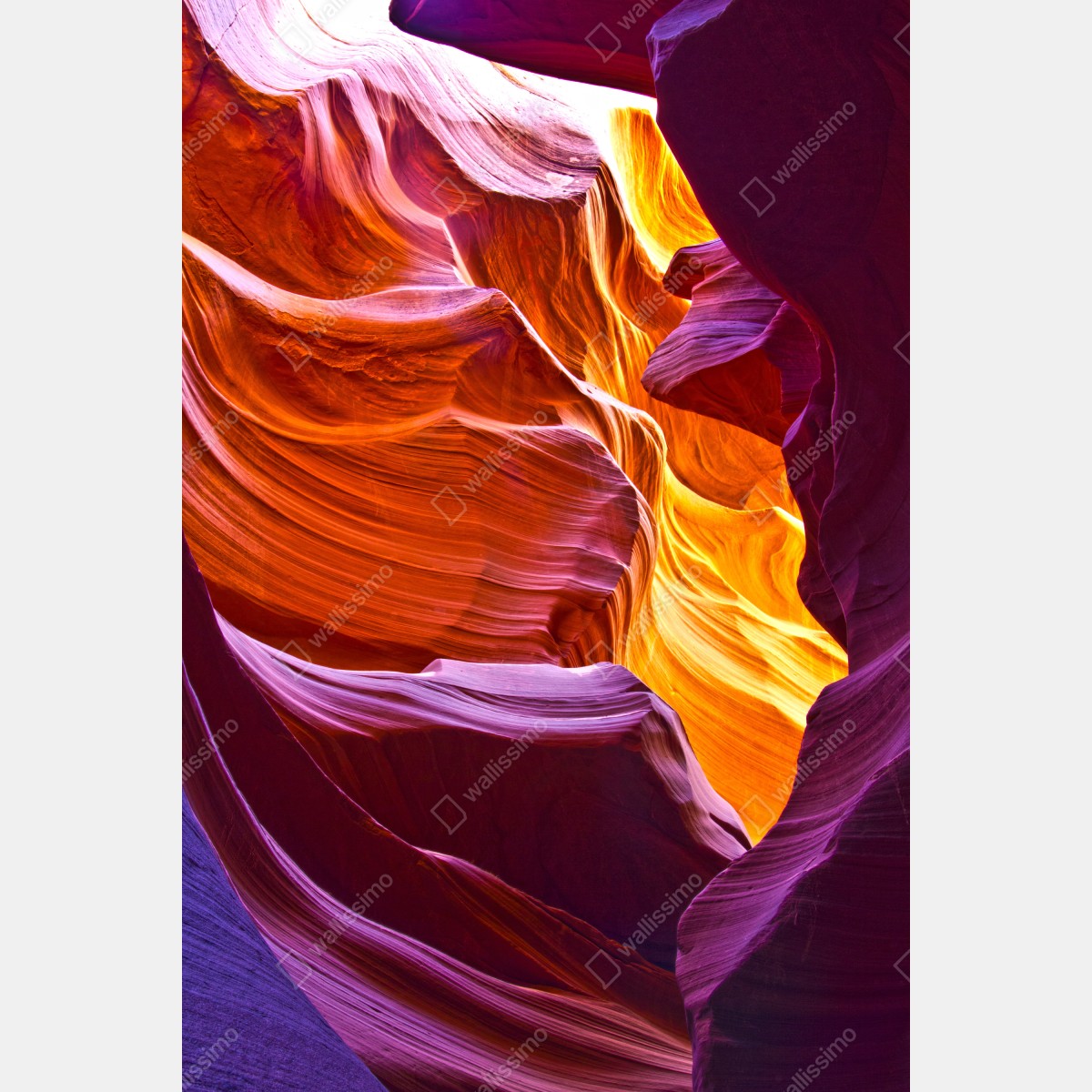 Obraz na płótnie słoneczny kanion piaskowcowy – Wallissimo® Obraz na płótnie słoneczny kanion piaskowcowy – Wallissimo®