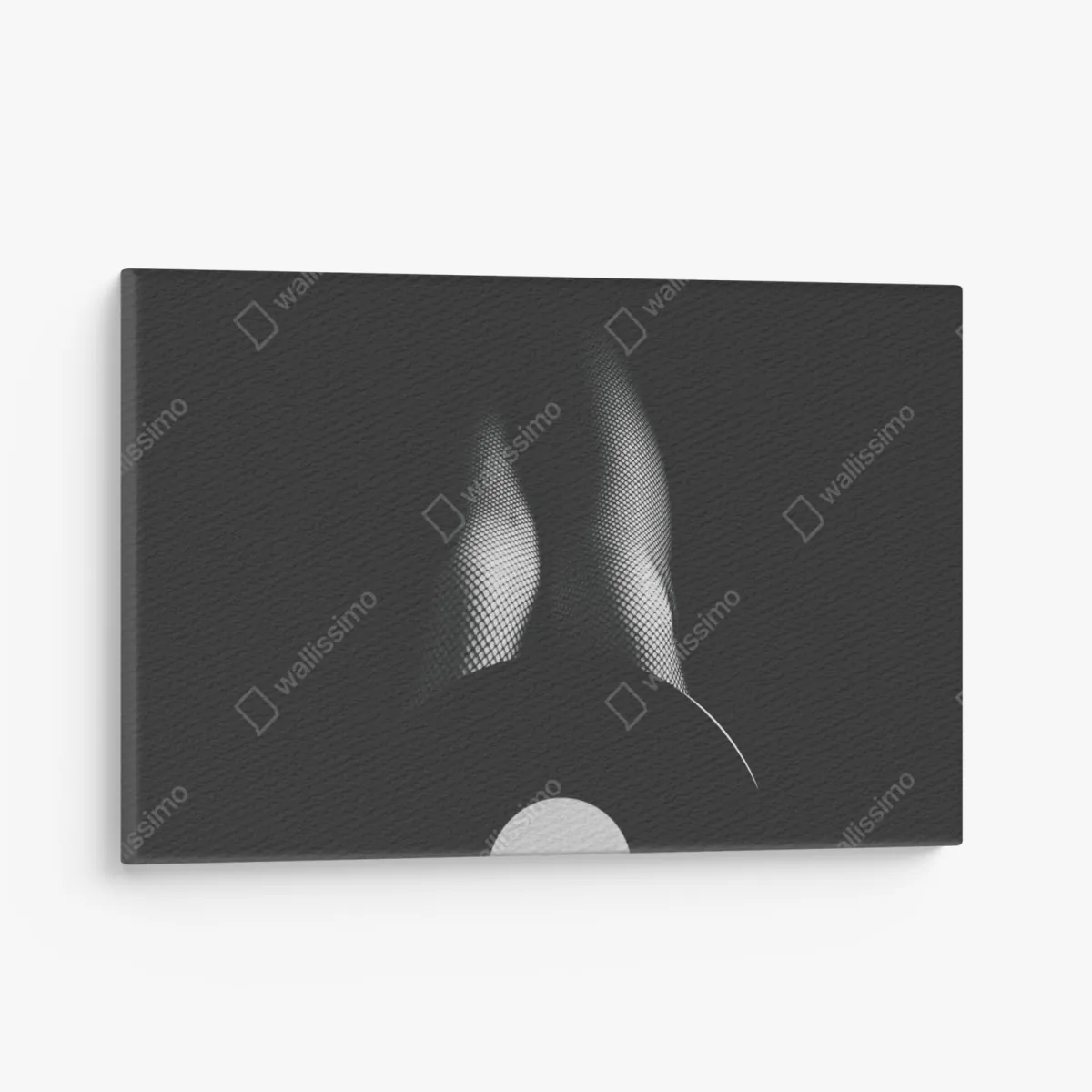 Obraz na płótnie płyta winylowa i nogi w kabaretkach – Wallissimo® Obraz na płótnie płyta winylowa i nogi w kabaretkach – Wallissimo®