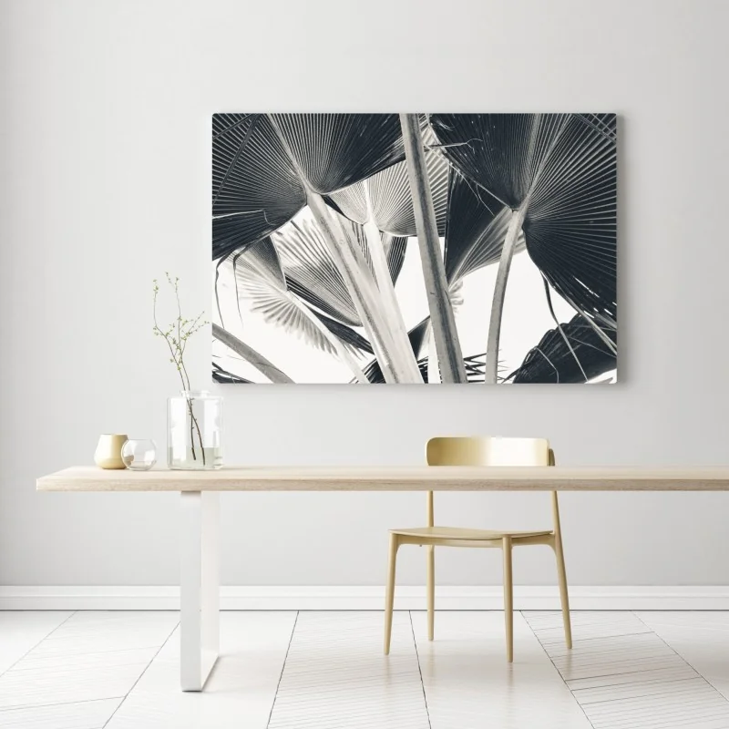 Obraz na płótnie tropikalna kompozycja liści bananowca – Wallissimo® Obraz na płótnie tropikalna kompozycja liści bananowca – Wallissimo®