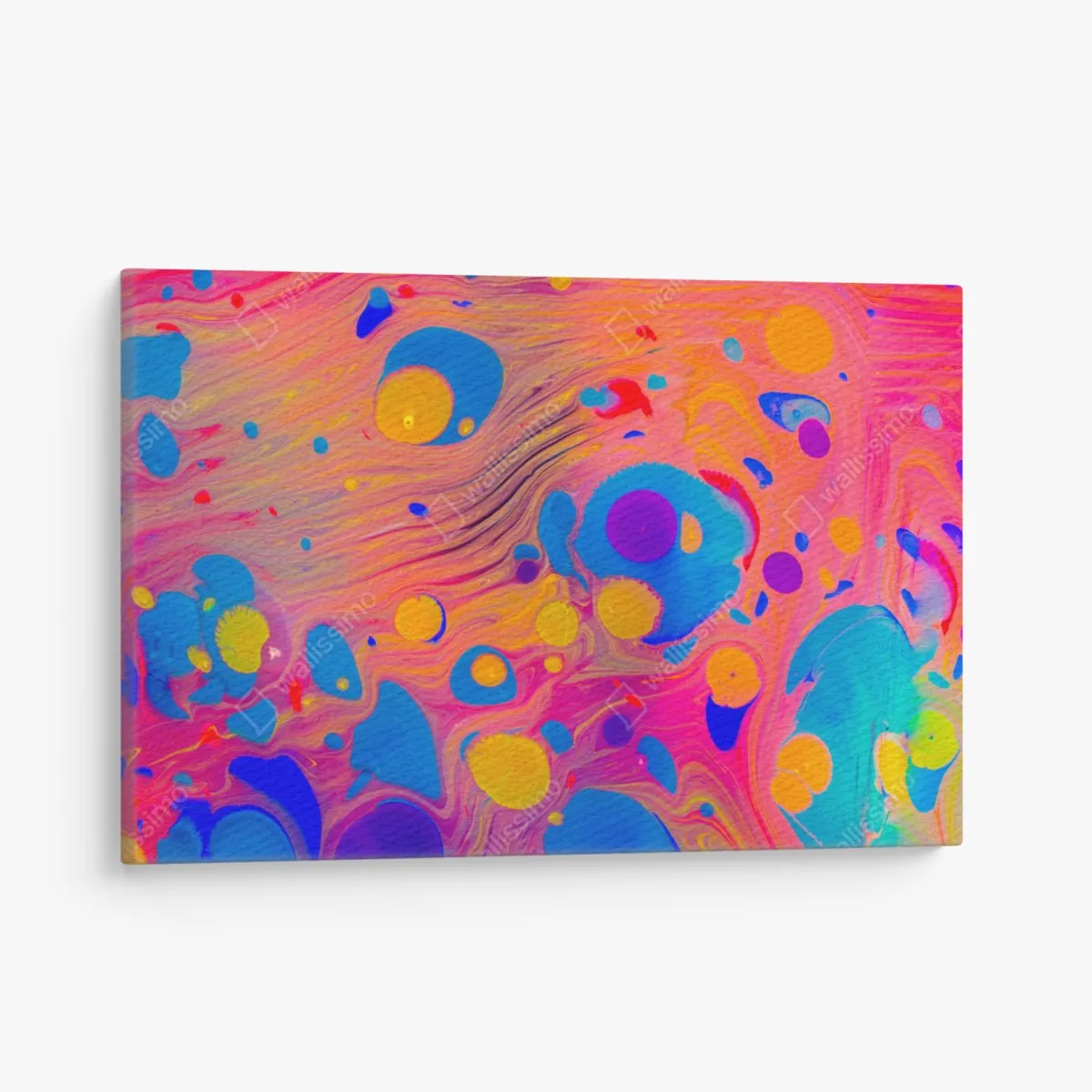 Obraz na płótnie otomańskie ebru marmurkowe fale – Wallissimo® Obraz na płótnie otomańskie ebru marmurkowe fale – Wallissimo®