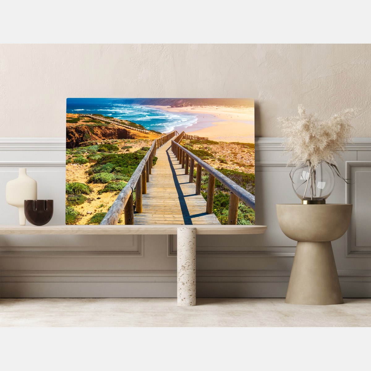 Obraz na płótnie deptak do Praia da Bordeira – Wallissimo® Obraz na płótnie deptak do Praia da Bordeira – Wallissimo®
