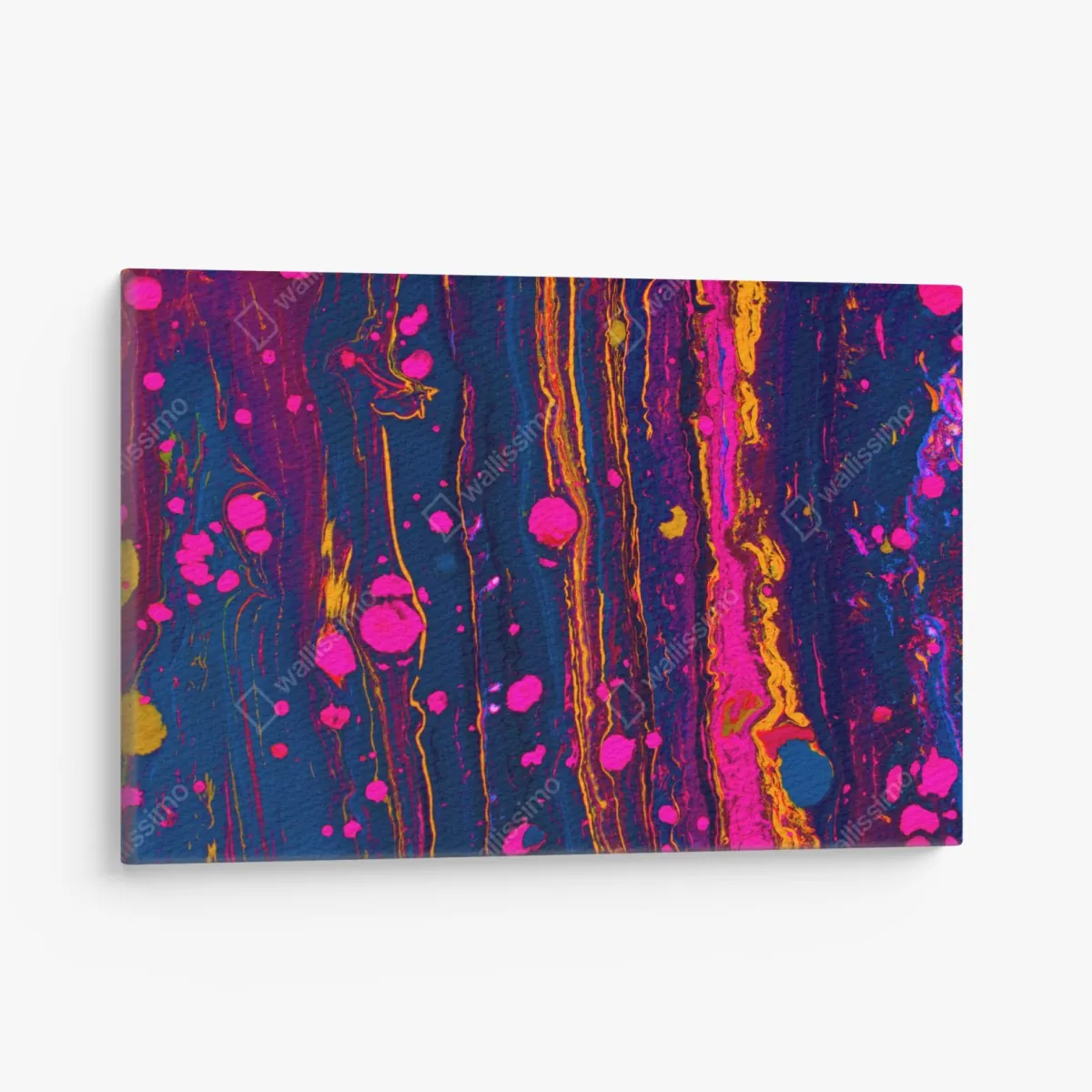 Obraz na płótnie neonowa marmurkowa grafika abstrakcyjna – Wallissimo® Obraz na płótnie neonowa marmurkowa grafika abstrakcyjna – Wallissimo®