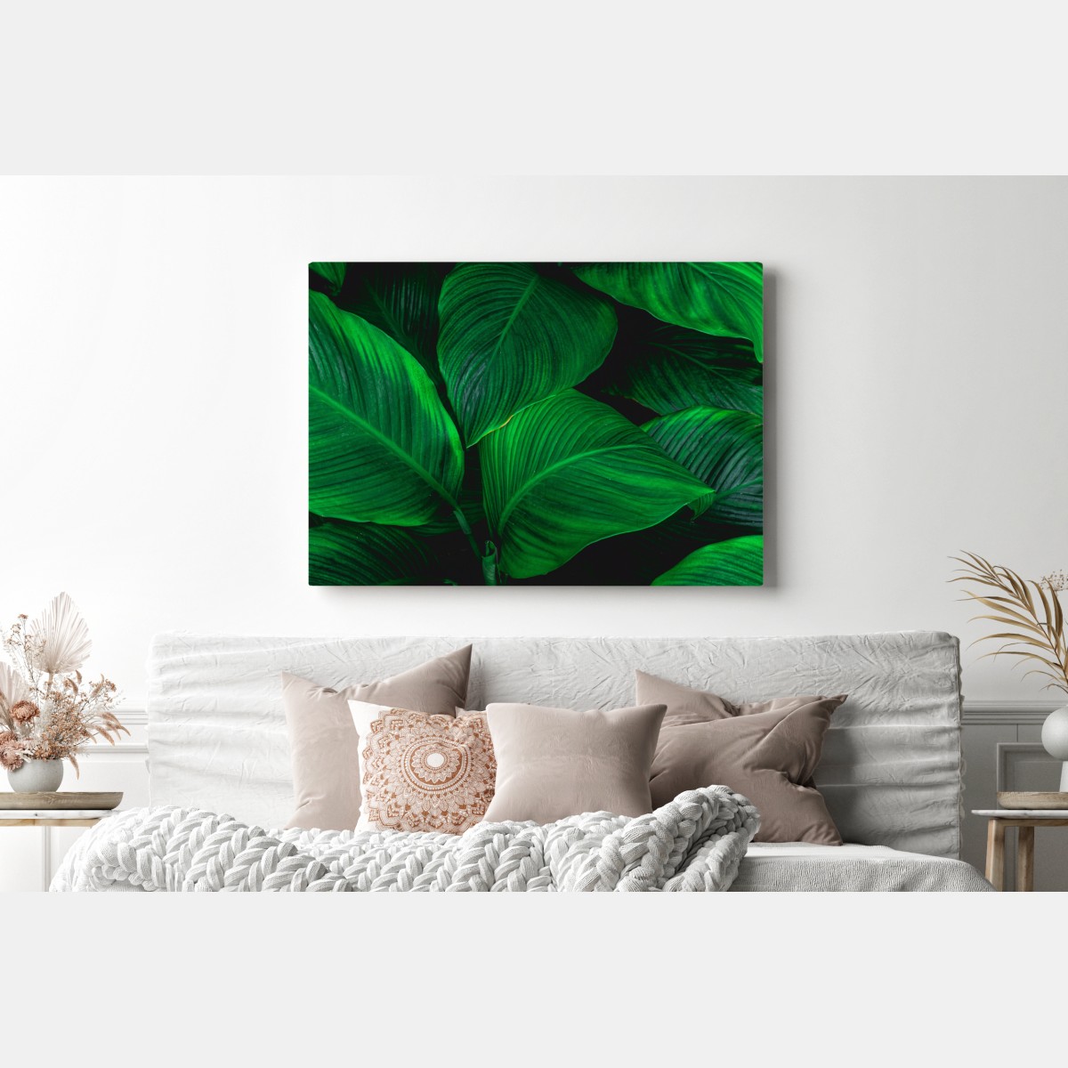 Obraz na płótnie bujne tropikalne liście – Wallissimo® Obraz na płótnie bujne tropikalne liście – Wallissimo®