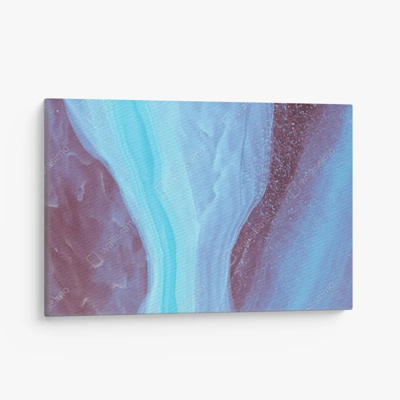 Obraz na płótnie eteryczna turkusowo-różowa marmurowa abstrakcja