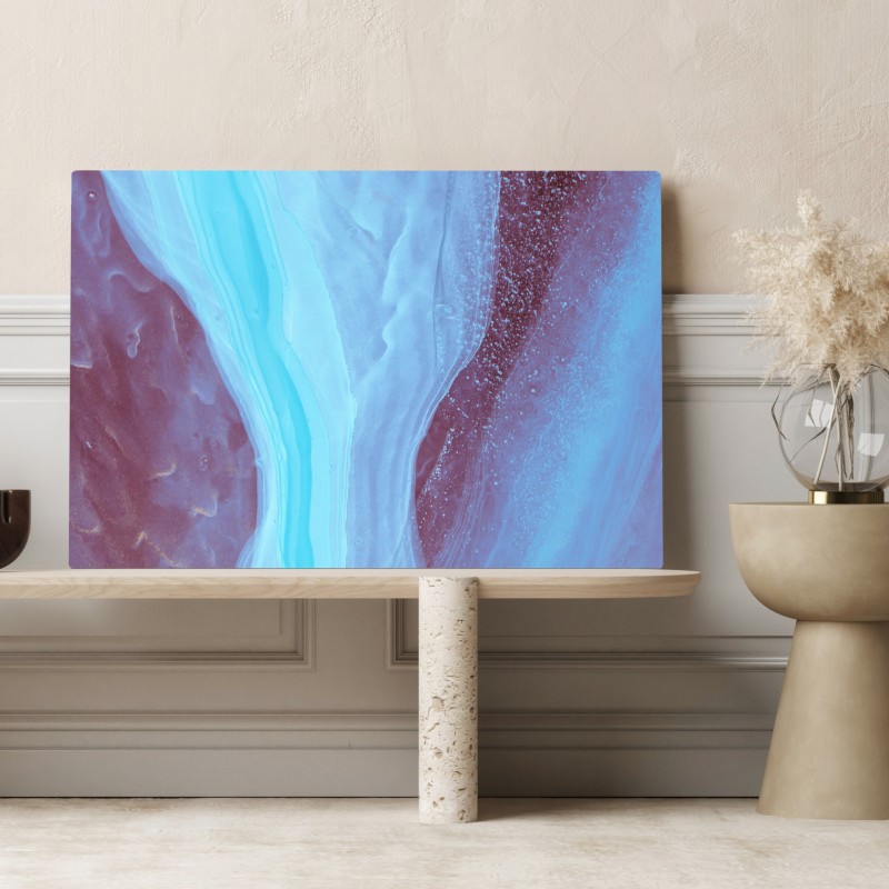 Obraz na płótnie eteryczna turkusowo-różowa marmurowa abstrakcja – Wallissimo® Obraz na płótnie eteryczna turkusowo-różowa marmurowa abstrakcja – Wallissimo®