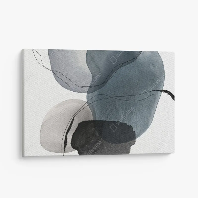 Obraz na płótnie dramtyczne spiralne schody w monochromii – Wallissimo®