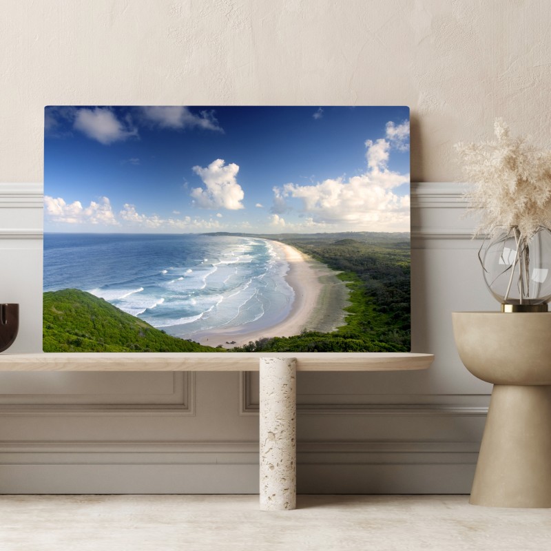 Obraz na płótnie panorama wybrzeża Byron Bay – Wallissimo® Obraz na płótnie panorama wybrzeża Byron Bay – Wallissimo®
