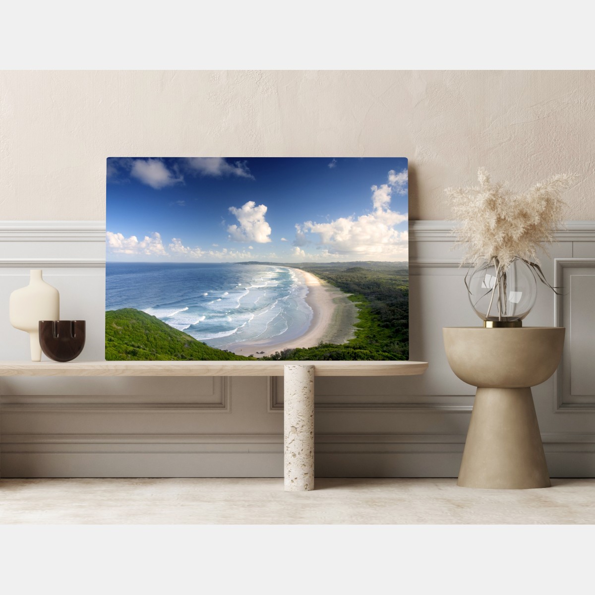 Obraz na płótnie panorama wybrzeża Byron Bay – Wallissimo® Obraz na płótnie panorama wybrzeża Byron Bay – Wallissimo®