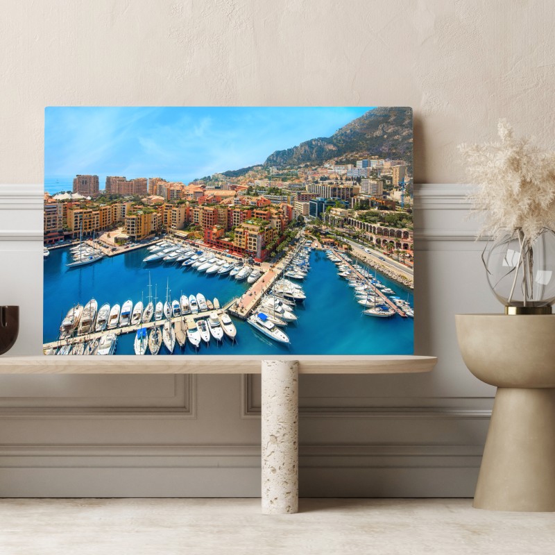 Obraz na płótnie słoneczna marina i nadmorski krajobraz – Wallissimo® Obraz na płótnie słoneczna marina i nadmorski krajobraz – Wallissimo®