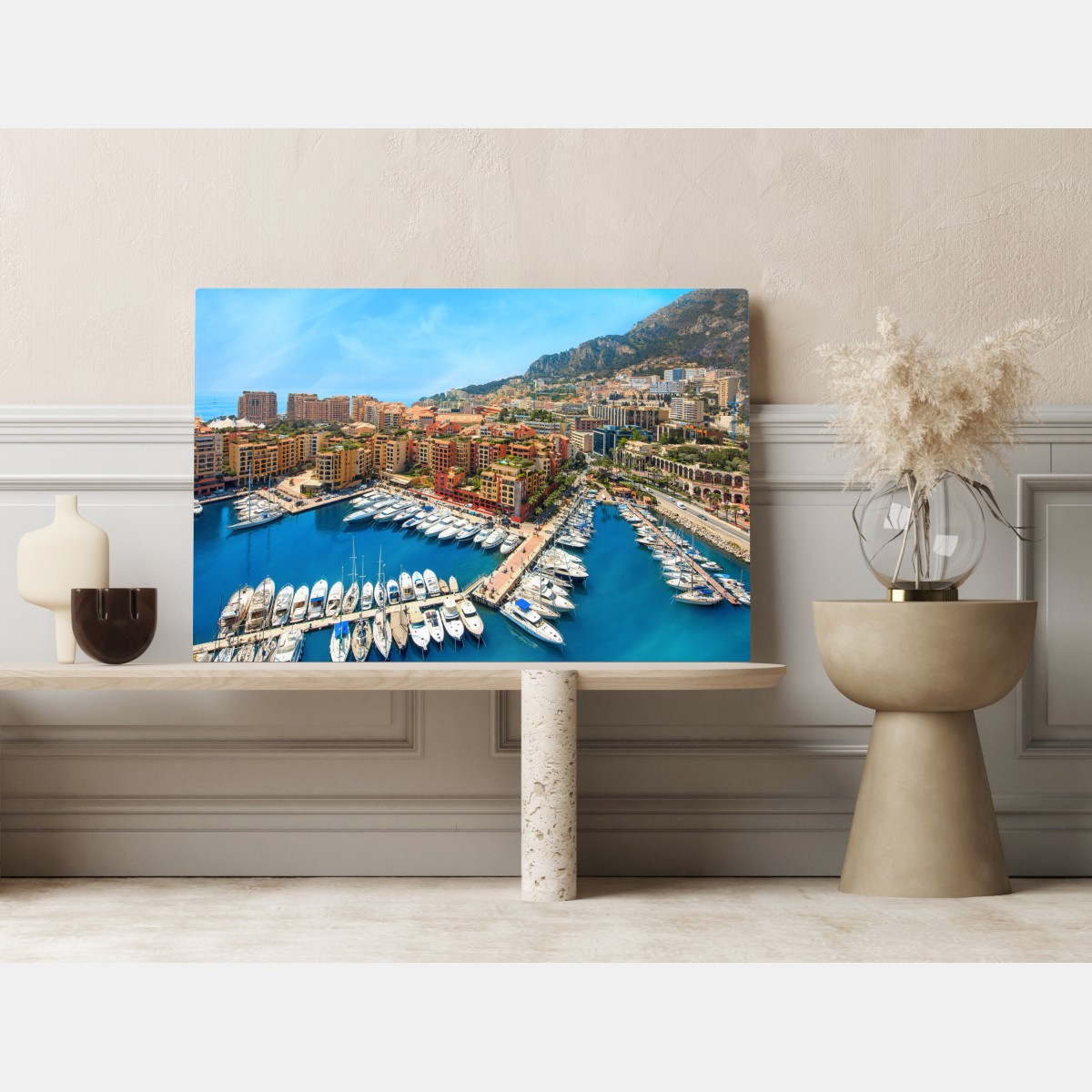 Obraz na płótnie słoneczna marina i nadmorski krajobraz – Wallissimo® Obraz na płótnie słoneczna marina i nadmorski krajobraz – Wallissimo®