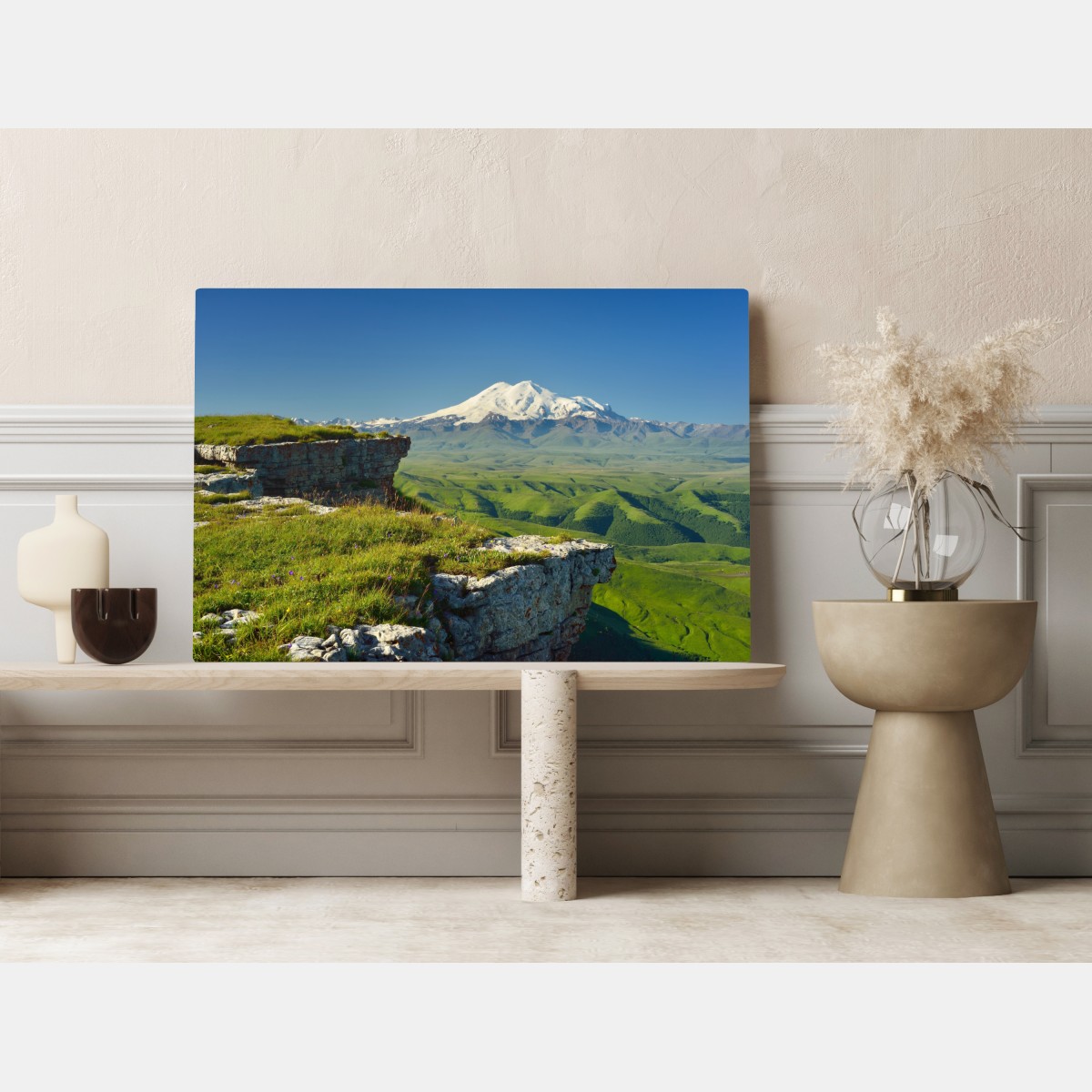 Obraz na płótnie majestatyczny Elbrus o poranku – Wallissimo® Obraz na płótnie majestatyczny Elbrus o poranku – Wallissimo®