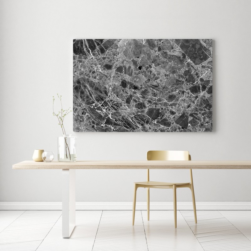 Obraz na płótnie monochromatyczna tekstura marmuru – Wallissimo® Obraz na płótnie monochromatyczna tekstura marmuru – Wallissimo®