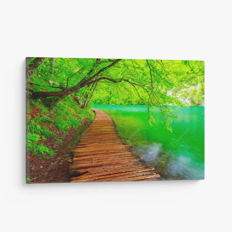 Obraz na płótnie złoty zachód słońca nad Ponte Vecchio, Florencja – Wallissimo®